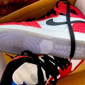 Jordan 1 retro high spider man origin